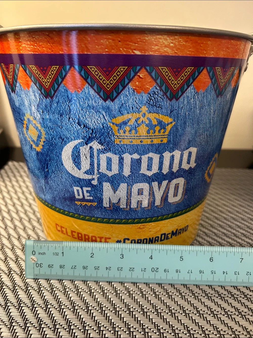 Brand New Corona Branded Beverage Bucket in “Corona De Mayo” Theme